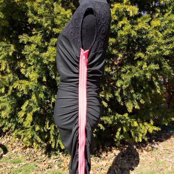 Rachel Roy Black draped dress - Picture 9 of 12